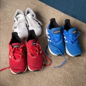 Adidas kids bundle 2 size 12 and 1 size 11